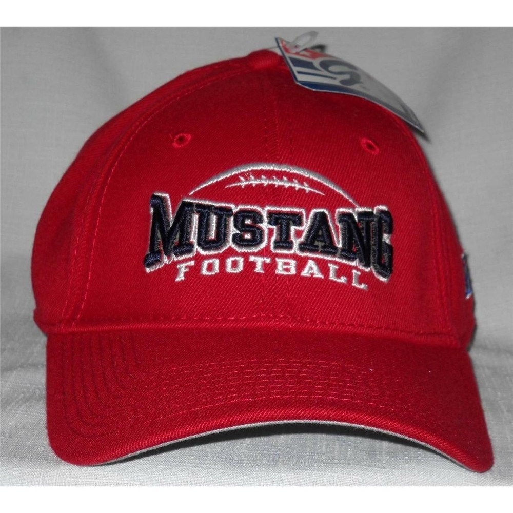 Y2K MUSTANG FOOTBALL Baseball Cap Hat THE GAME Medium Red